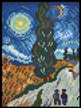 koraliki hama art van gogh3607_1.jpg