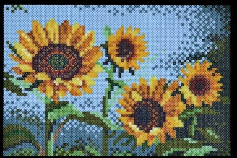 koraliki hama art słoneczniki 3608_1.jpg