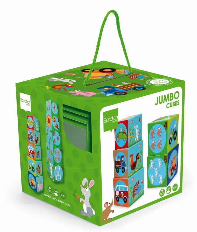 Piramida jumbo FARMA klocki SCRATCH