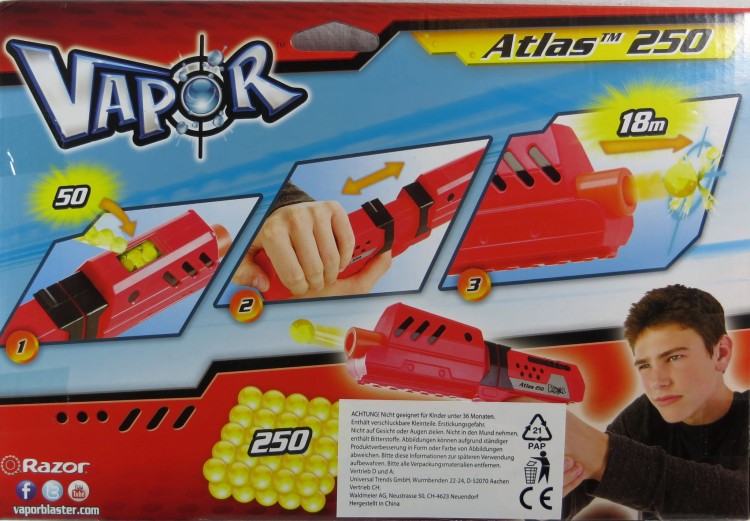 Pistolet na kulki wodne Razor Vapor Atlas 250