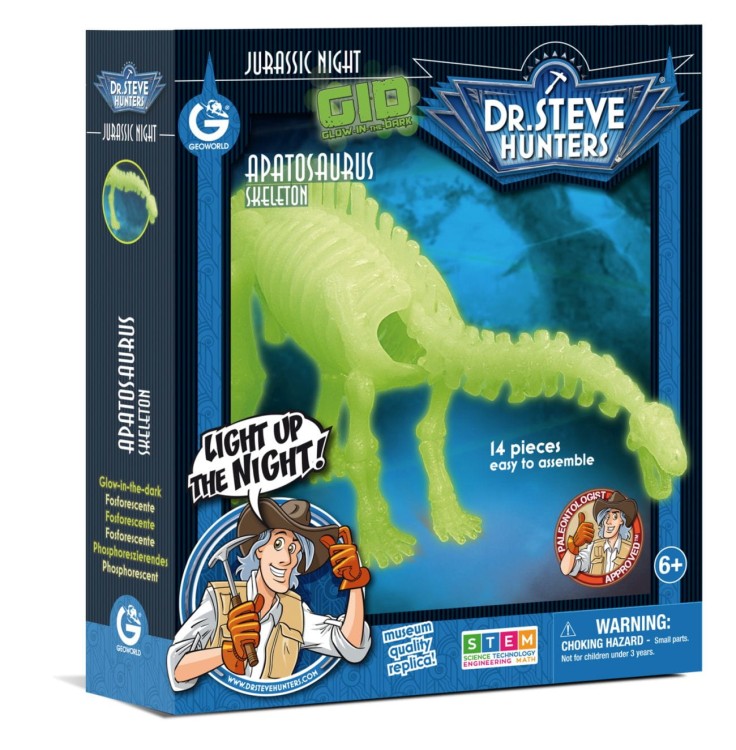 APATOSAUR model dinozaura świecący w ciemności Geoworld