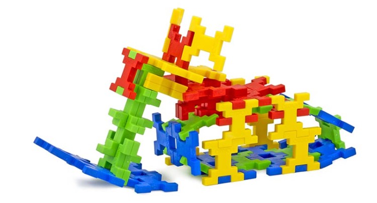 Klocki konstrukcyjne Incastro - 60 el. Colors MIDI