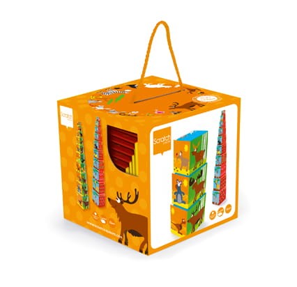 Piramida edukacyjna Zwierzęta Świata Scratch