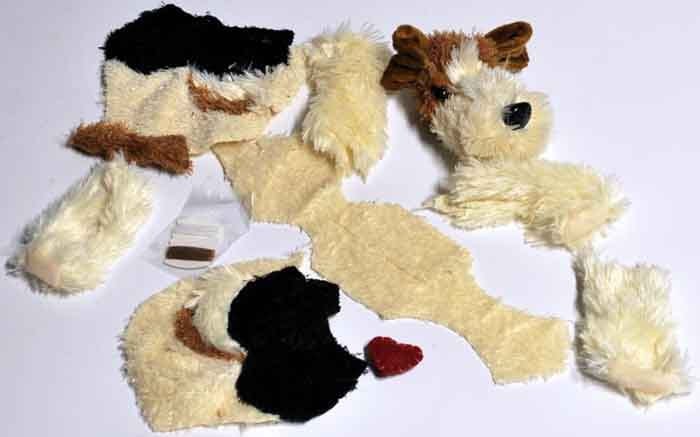 PIES Terrier pluszak do uszycia 37cm Elf Market seria Classic Master