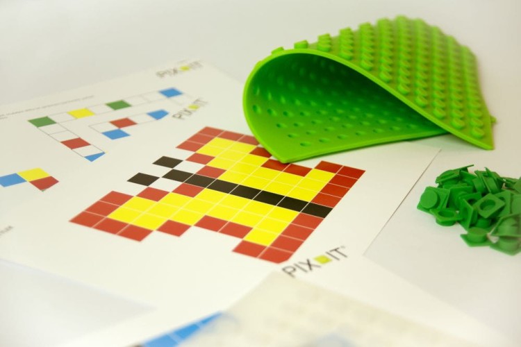 Układanka edukacyjna Pix-it BOX6 - 6 mat 1080 klocków