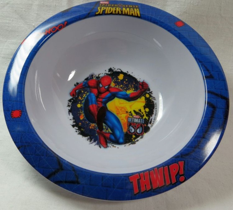 Komplet dla dziecka talerz + miska Spiderman 