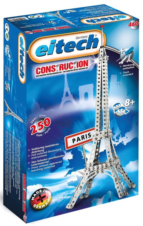 WIEŻA EIFFLA metalowe klocki konstrukcyjne EITECH
