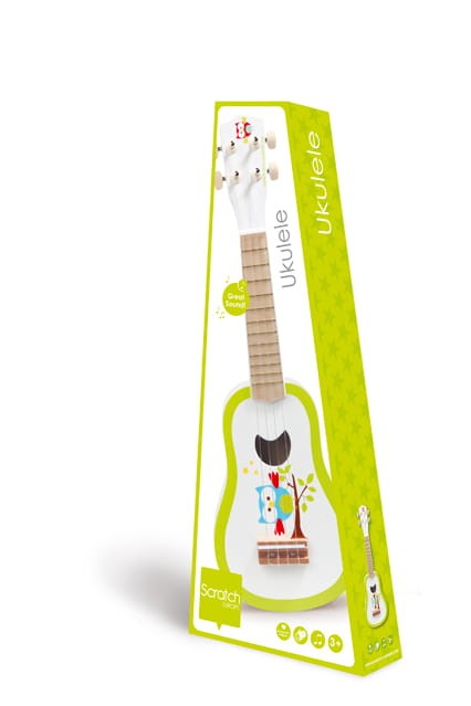 Ukulele Sówka Lou Scratch pudełko