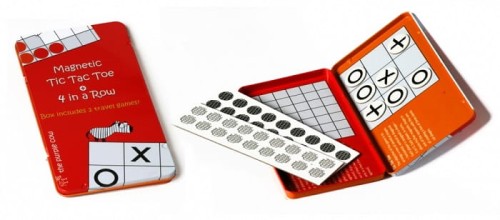 2 gry magnetyczne podróżne kółko i krzyżyk The Purple Cow 1