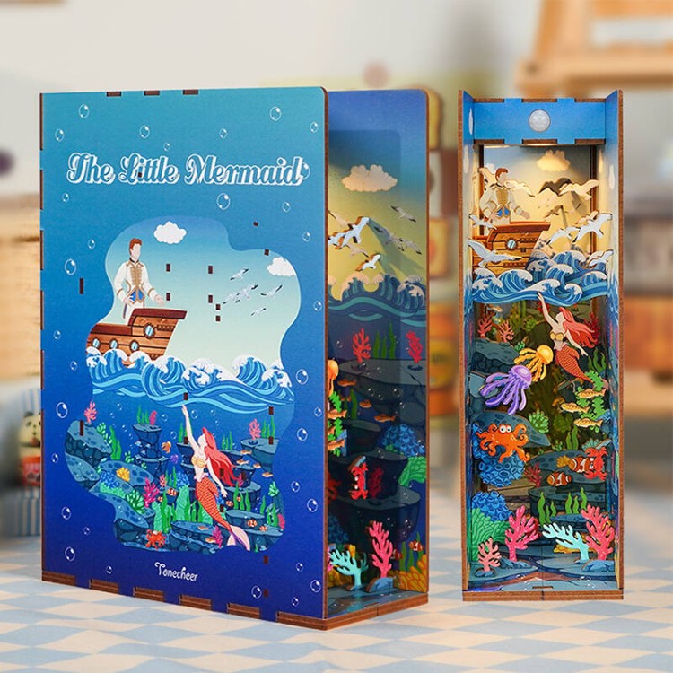 pol_pl_Tonecheer-Skladany-Drewniany-Model-3D-LED-Book-Nook-Mala-Syrenka-1555_5.jpg