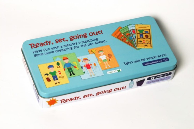 Gra memo Ubieranki The Purple Cow