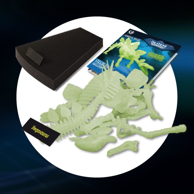 STEGOSAURUS model dinozaura świecący w ciemności Geoworld