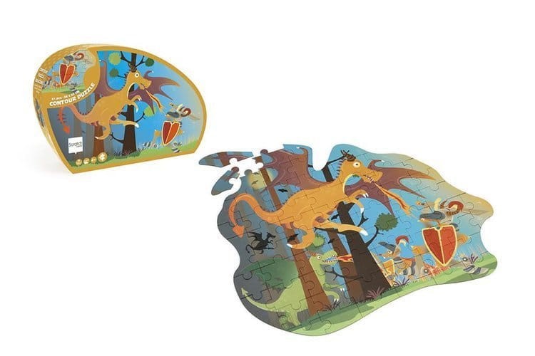 Puzzle konturowe SMOK 61 elementów Scratch 1