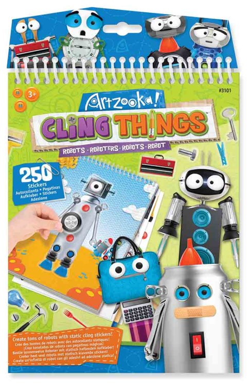 Wyklejanka naklejki ŚWIAT ROBOTÓW Artzooka