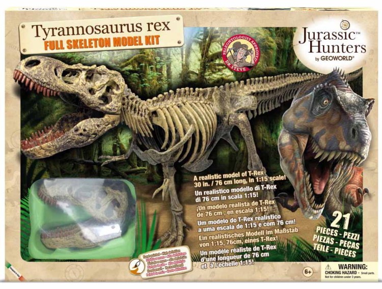  Megazestaw T-REX szkielet 76 cm Wyprawa Paleontologiczna dinozaur Geoworld