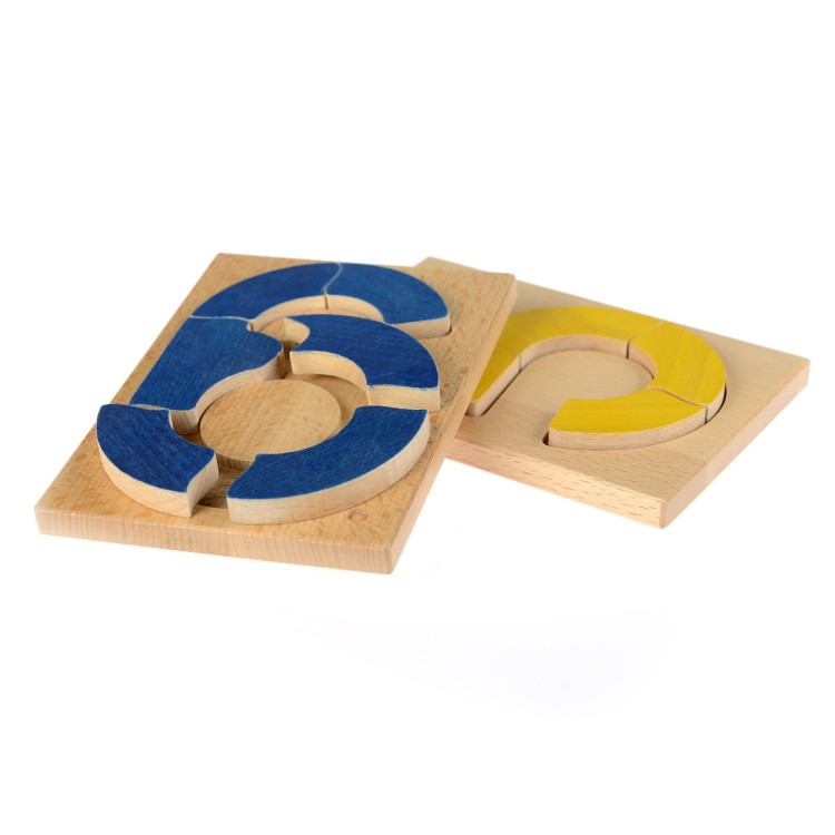 Układanki cyfrowe drewniane cyfry PILCH