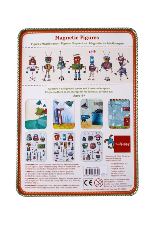 ZESTAW MAGNETYCZNY Z ROBOTAMI