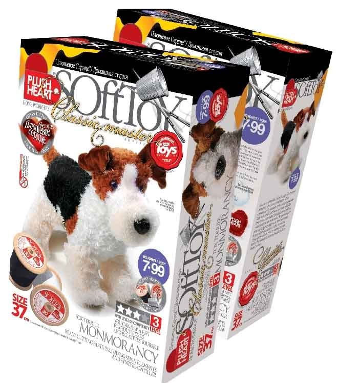 PIES Terrier pluszak do uszycia 37cm Elf Market seria Classic Master