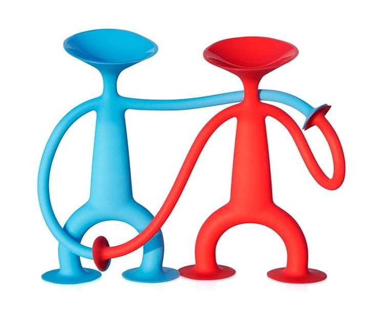 Oogi niebieski ludzik z przyssawkami - rozciągliwy - Moluk