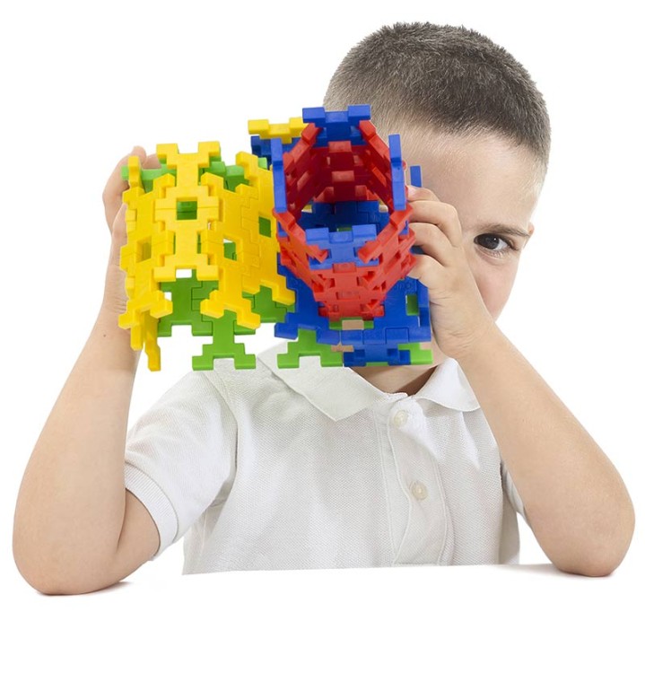 Klocki konstrukcyjne Incastro - 60 el. Colors MIDI