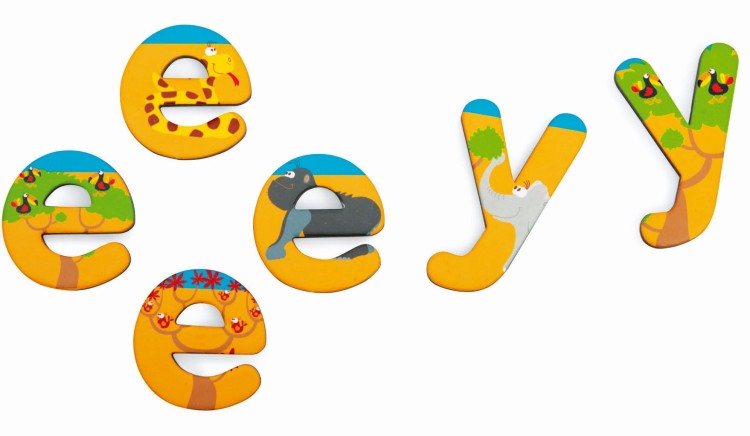 Magnetyczne Literki Safari SCRATCH