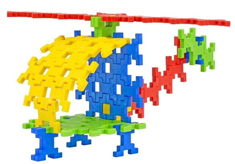 Klocki konstrukcyjne Incastro - 60 el. Colors MIDI