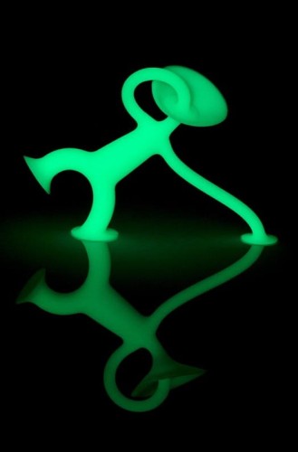 Oogi ludzik świecący w ciemności z przyssawkami - rozciągliwy - Moluk