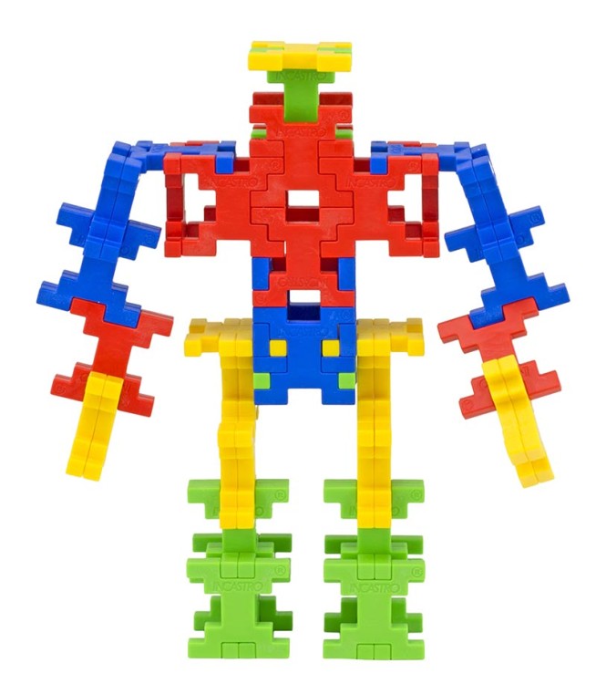 Klocki konstrukcyjne Incastro - 60 el. Colors MIDI