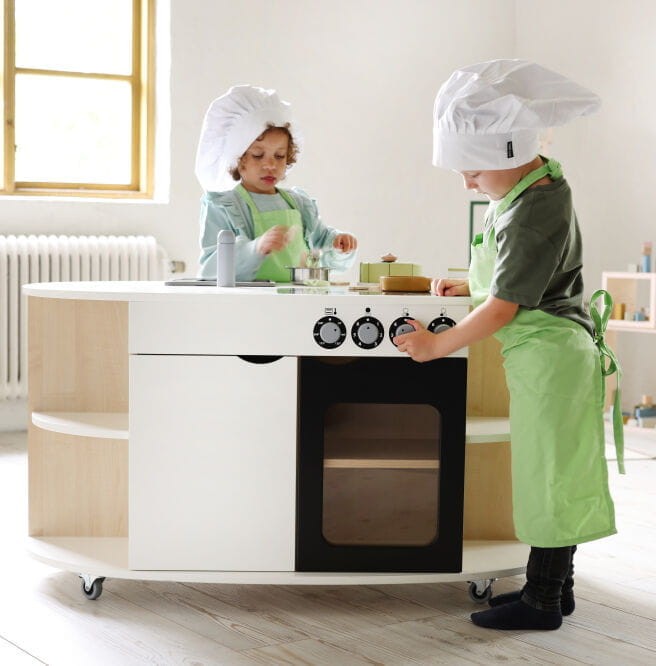 Micki drewniana duża wyspa kuchenna kuchnia mebel edukacyjny do przedszkola1.jpg