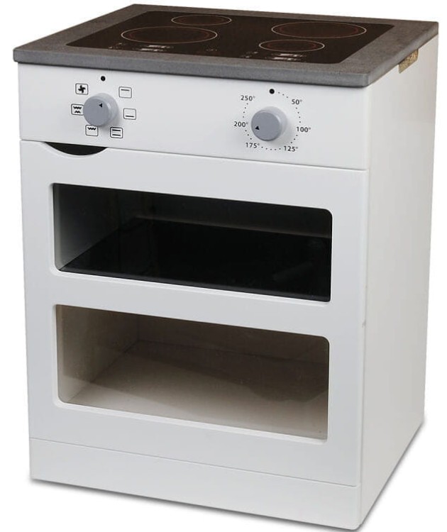 Micki drewniana kuchnia kuchenka z piekarnikiem mebel edukacyjnycf.jpg