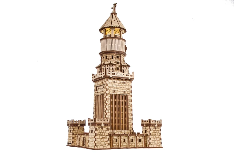 2Latarnia-Morska-w-Aleksandrii,-drewniany-model-do-skladania-Ugears.webp
