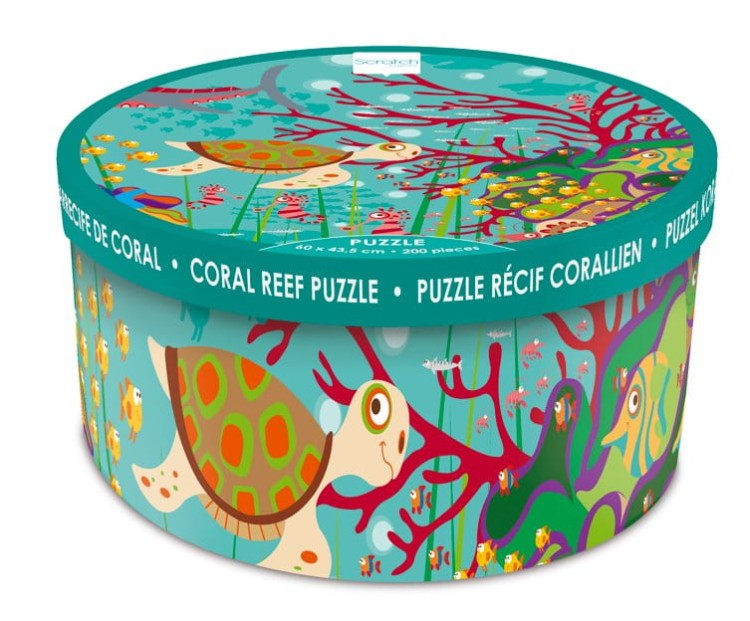 Puzzle RAFA KORALOWA 200 elem.  układanka Scratch