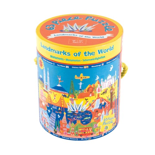 PUZZLE KOLOROWY ŚWIAT