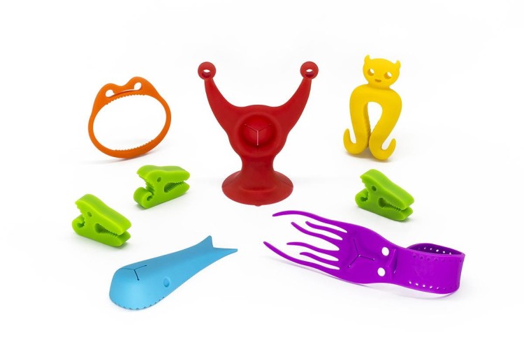 Komplet uchwytów do budowania Rodzina Przyczepialskich Densters