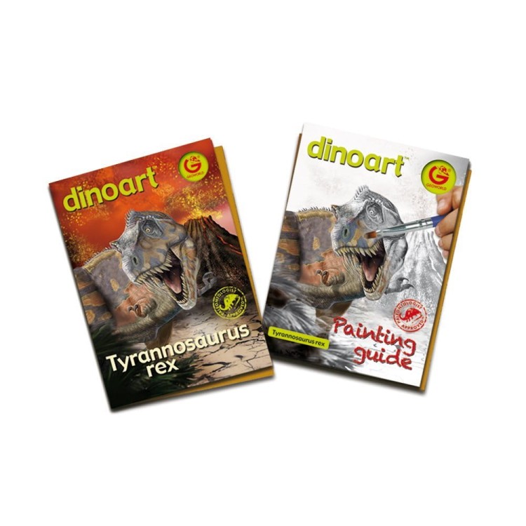 T-REX model dinozaura 25 cm do złożenia i malowania Geoworld