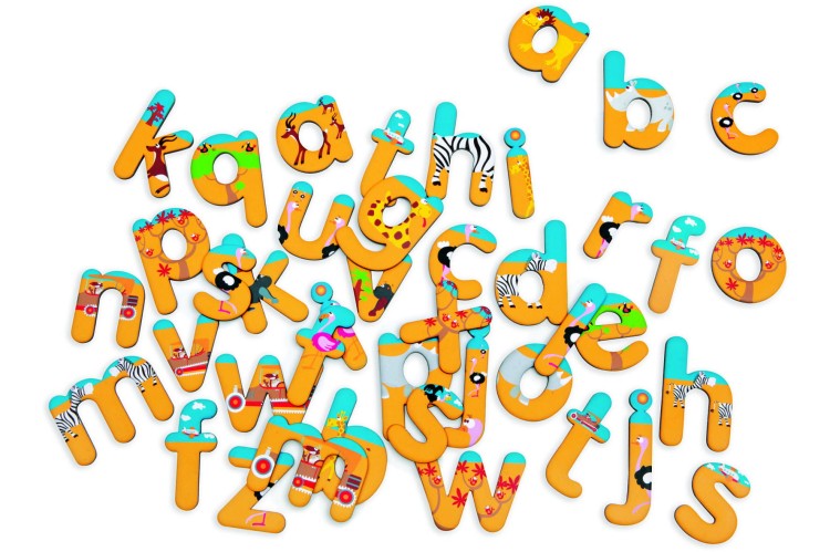 Magnetyczne Literki Safari SCRATCH
