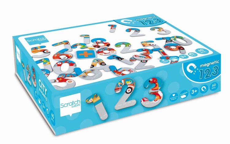 Magnetyczne Cyferki Miasto SCRATCH