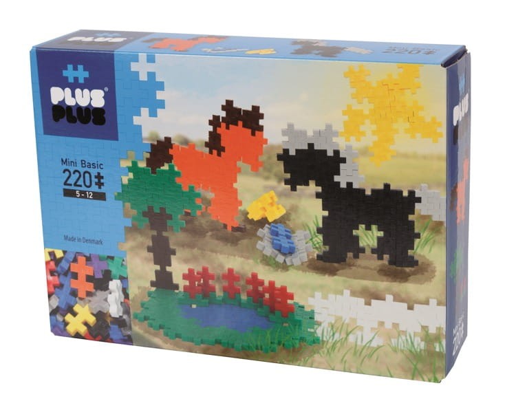 PLUS-PLUS klocki konstrukcyjne Konie 220 elementów mini podstawowe 