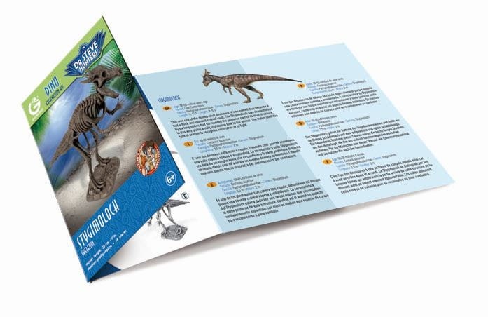 Szkielet STYGIMOLOCH 26 cm Wyprawa Paleontologiczna dinozaur Geoworld