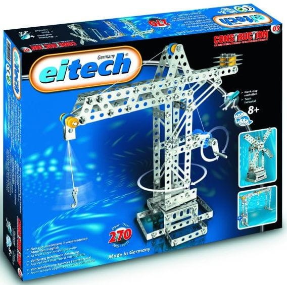  DŹWIG C05 metalowe konstrukcje klocki 3 modele EITECH