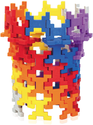 Klocki konstrukcyjne Incastro - 60 el. Cube L