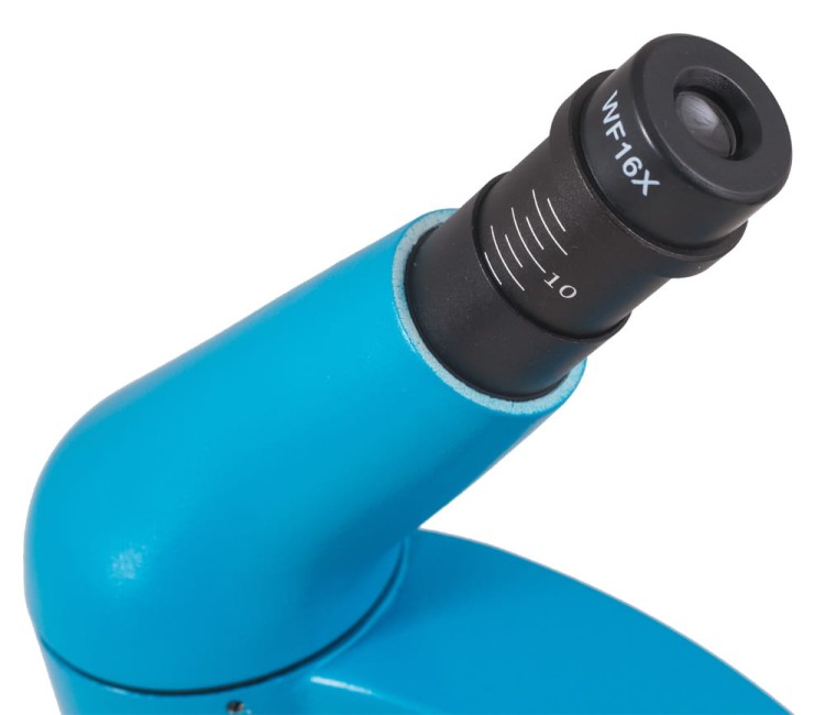 Mikroskop Rainbow 50L PLUS Azure błękitny Levenhuk + GRATIS zestaw K50 do eksperymentów