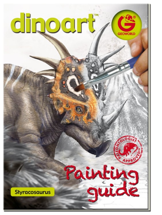 STYRACOSAURUS model dinozaura 20 cm do złożenia i malowania Geoworld
