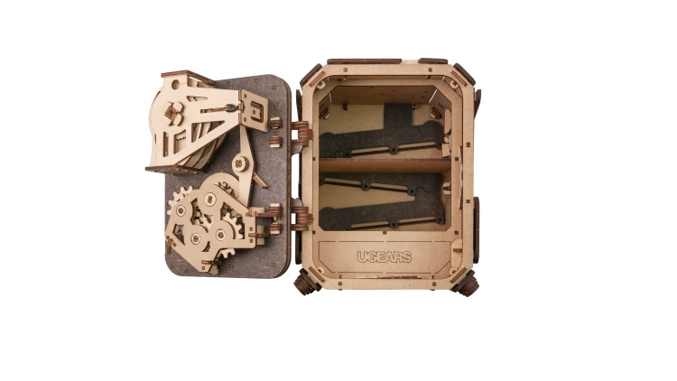 Drewniany-Model-4Mechaniczny-Puzzle-3D--Sejf-2.0-Ugears.webp