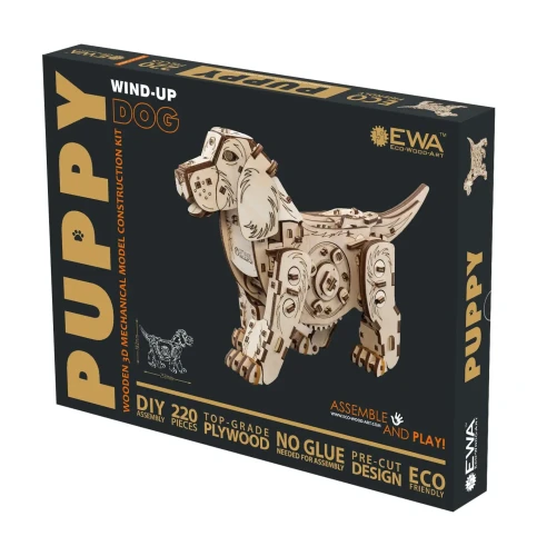 Drewniana-figurka-Szczeniak--mechaniczne-puzzle-3d.webp