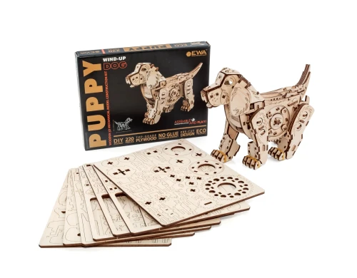 Drewniana-figurka-Szczeniak--6mechaniczne-puzzle-3d.webp