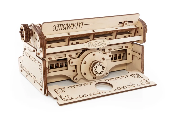 Maszyna-do-pisania---5drewniane,-mechaniczne-puzzle-3D.webp