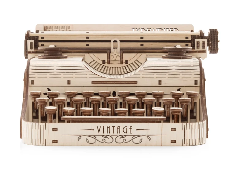 Maszyna-do-pisania---1drewniane,-mechaniczne-puzzle-3D.webp