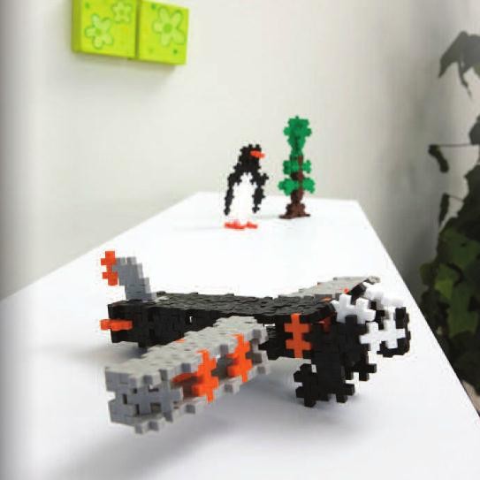 PLUS-PLUS klocki konstrukcyjne MINI 100 elementów Tuba Pastel