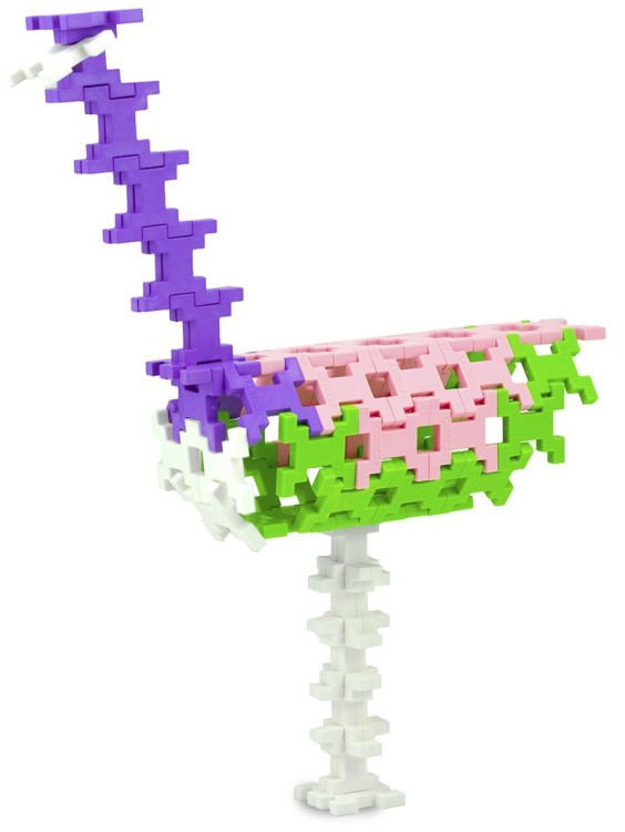 Klocki konstrukcyjne Incastro - 60 el. Pink MIDI